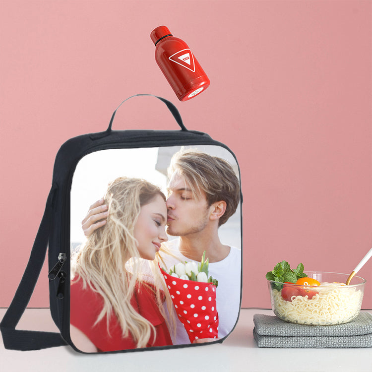 Photo Custom Insulated Lunch Bag Thermos Lunch Box for Adult