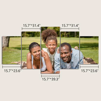 Print into Canvas Personalized Canvas with Photo College Canvas 5 Pcs