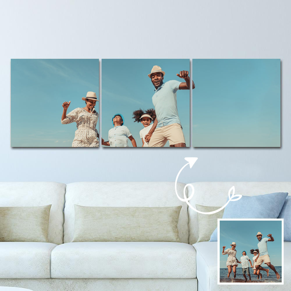 Print into Canvas Personalized Canvas with Photo College Custom Prints 3pcs