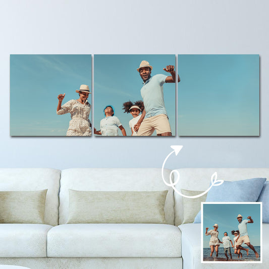 Print into Canvas Personalized Canvas with Photo College Custom Prints 3pcs