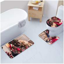 Load image into Gallery viewer, Custom Photo Toilet Rug Set for Bathroom Toilet Non-Slip Mat Carpet
