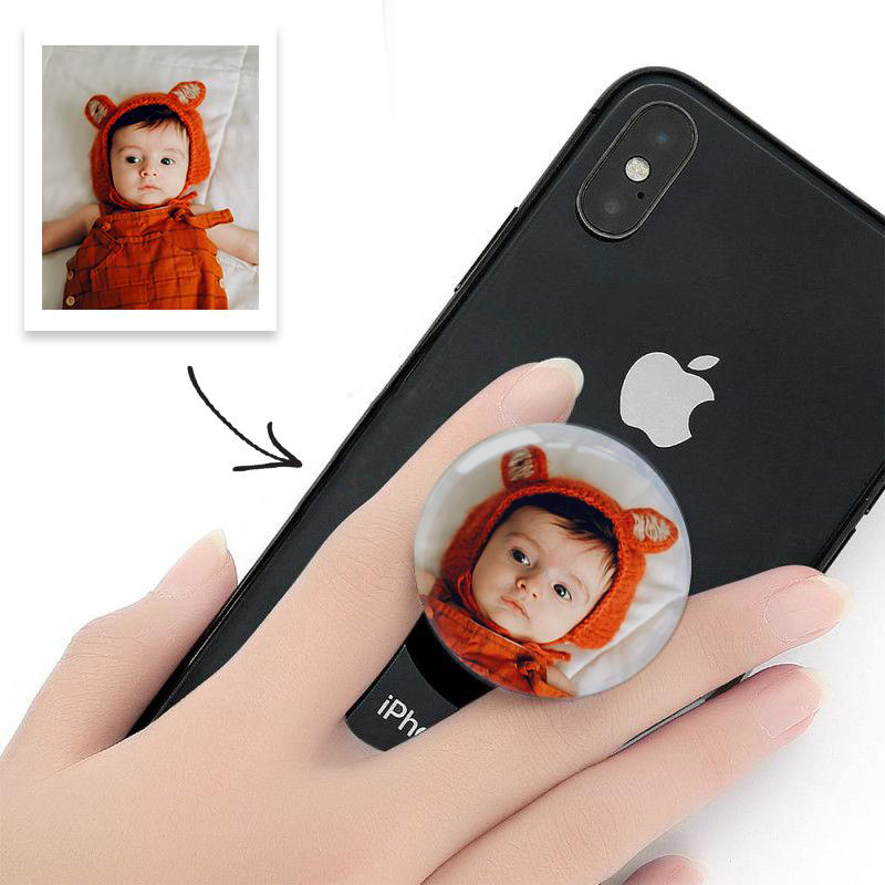 Custom Photo Phone Grip Personalized Photo Phone Holder