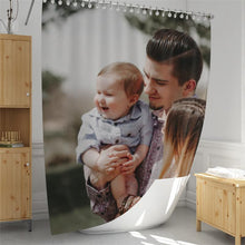 Load image into Gallery viewer, Custom Shower Curtain Unique Gift for Family - faceonboxer
