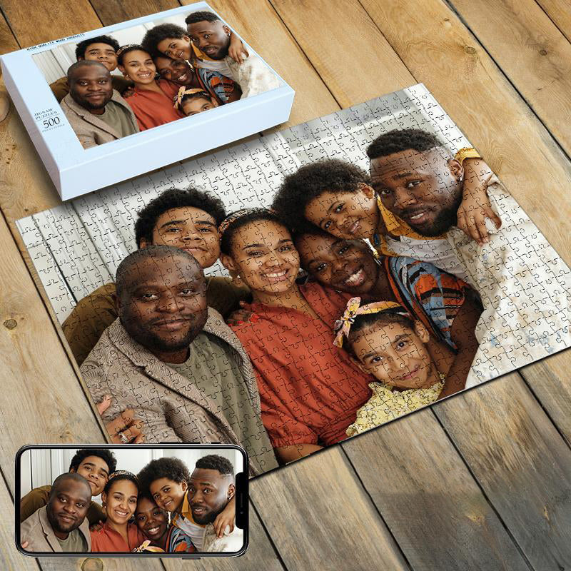 Custom Puzzle Photo Wooden Jigsaw Best Personalize Gift 35-1000 pieces