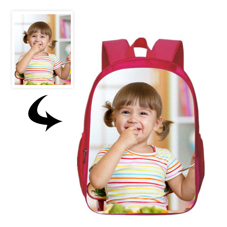 Custom Photo School Children Backpack