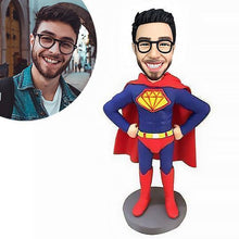 Load image into Gallery viewer, Superman Standing On The Ground Custom Bobblehead
