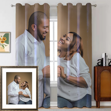 Load image into Gallery viewer, Custom Photo Blackout Heat Insulated Curtains for Bedroom Living Room
